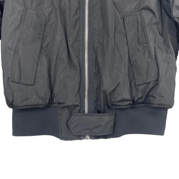 Eleven Paris Mens Bomber Jacket Size XL Black Grunge Lagenlook - Picture 6 of 8